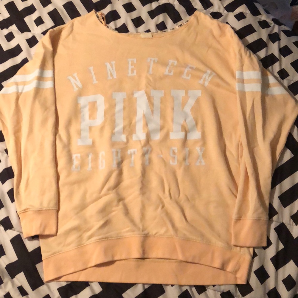 Pink  oversized sweatshirt